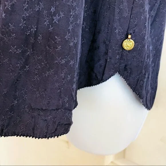 NWOT Maison Scotch Navy Blue Tank Top